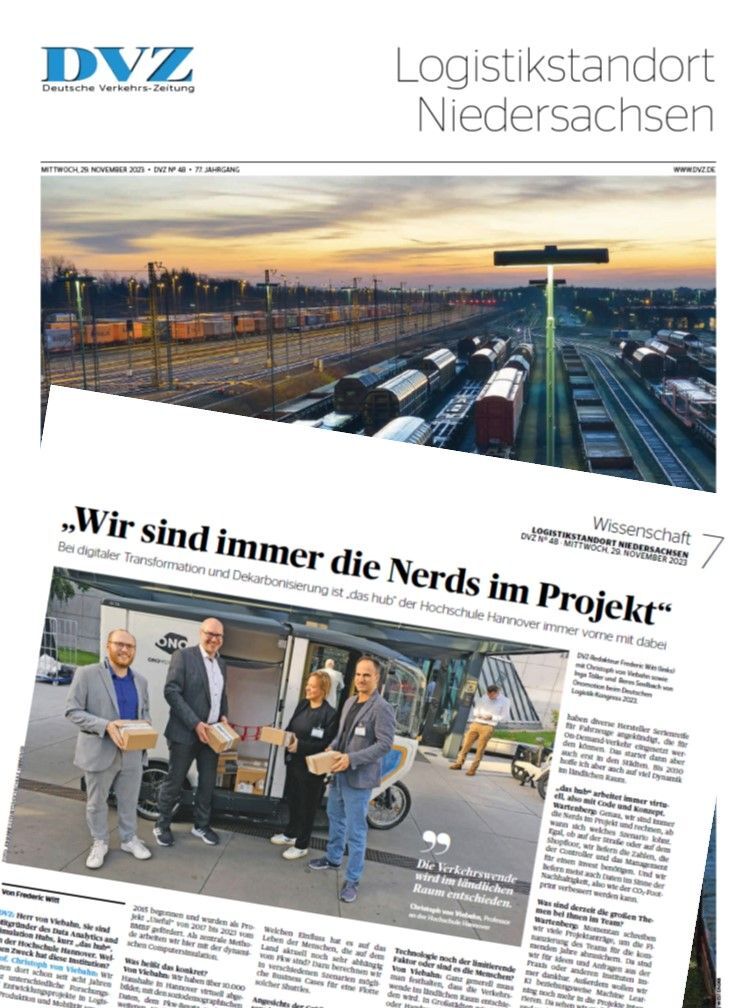 ,,Wir sind immer die Nerds im Projekt“ – Interview in der DVZ